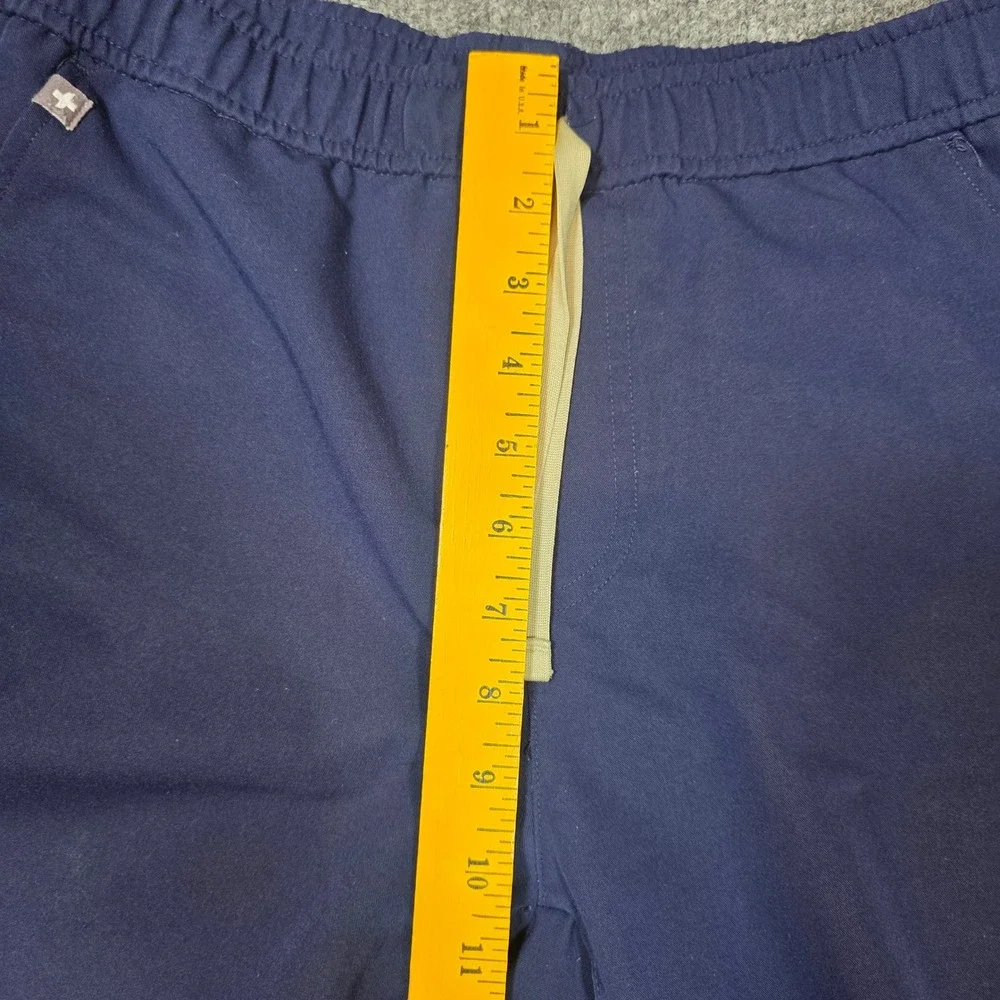 FIGS Tansen L Technical‎ Collection Navy Blue Jogger Scrub Pants Stretch Nursing